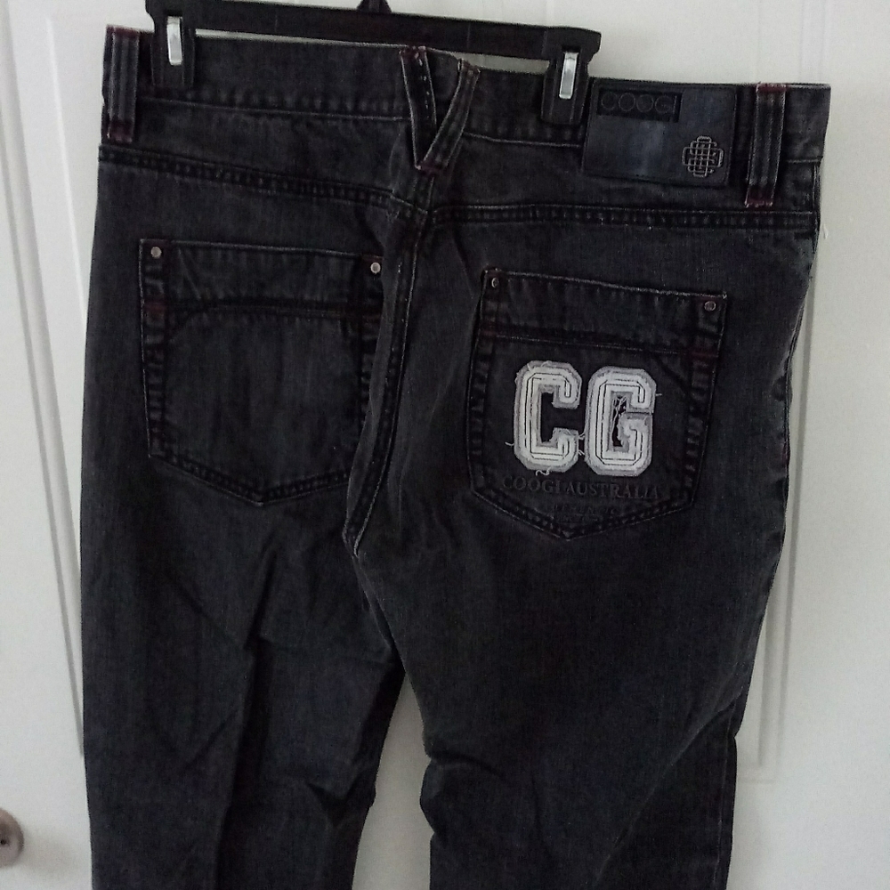 Coogi black faded jeans 38x32.5
